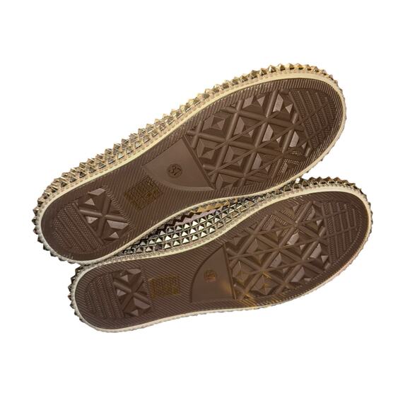 Free People Nan-Ku Couture Cruise Studded High Top Sneaker 38/ 7.5 Mellow Mauve - Picture 9 of 12